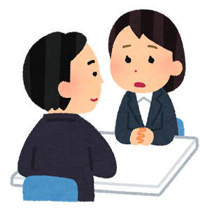 面談女性